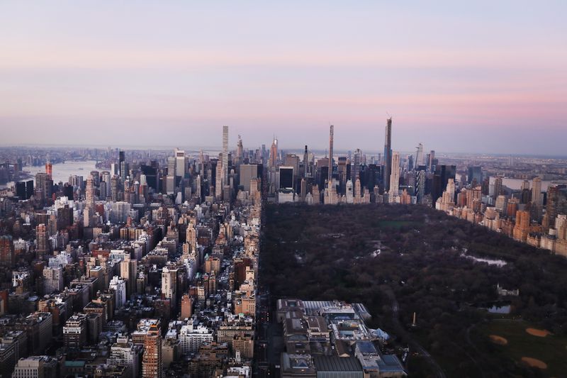 New York City Skyview Evening